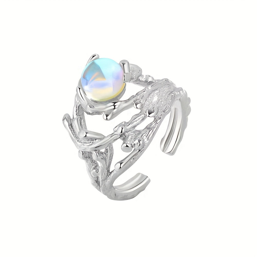 Anillo Teresa con piedra luna