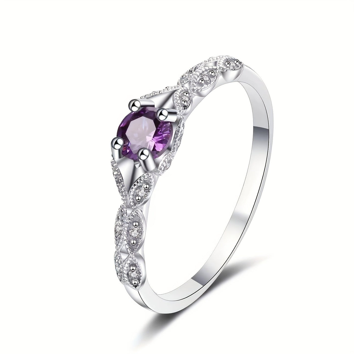 Anillo Brygida amatista