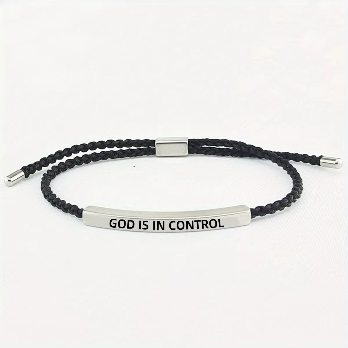 Rafael Pulsera Plata-Negro