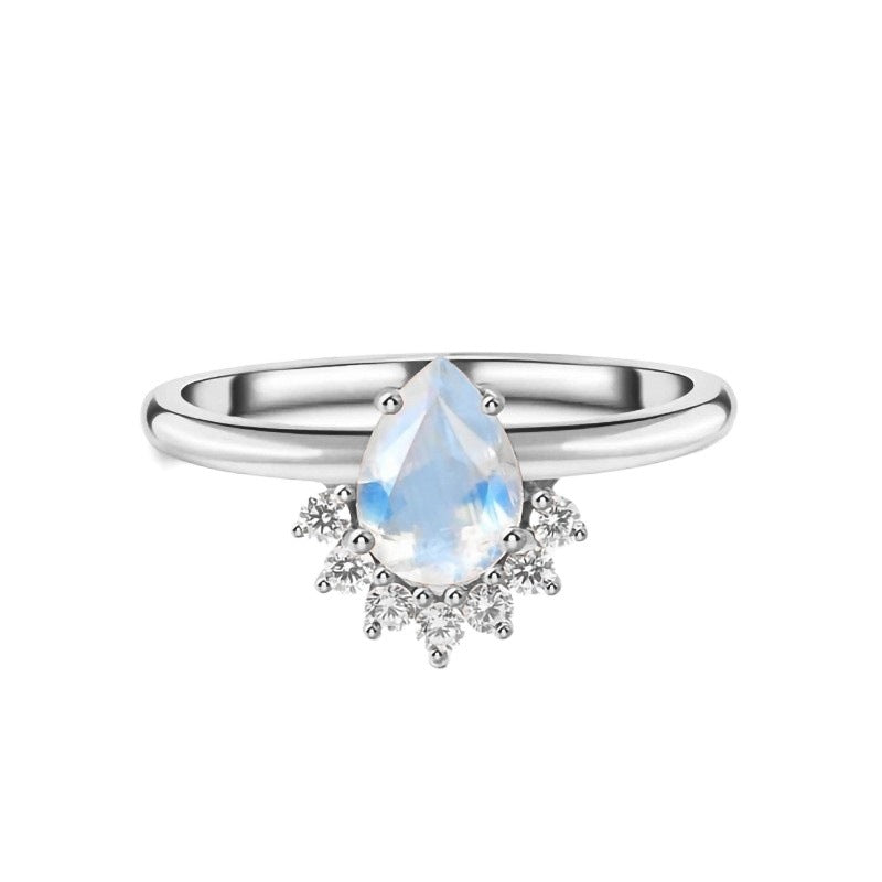 Anillo de piedra lunar Ida