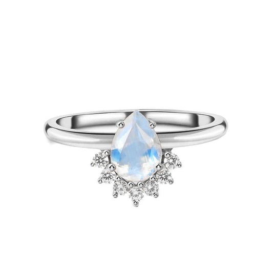 Anillo de piedra lunar Ida