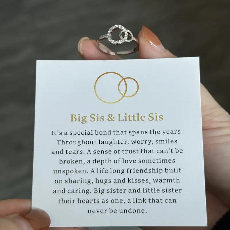 Elena | Anillo "Big Sis & Little Sis" — Para Siempre Unidas