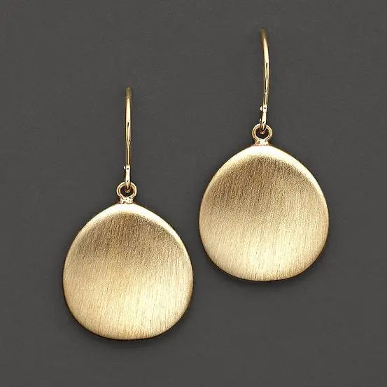 Pendientes esmerilados sencillos para momentos cotidianos elegantes