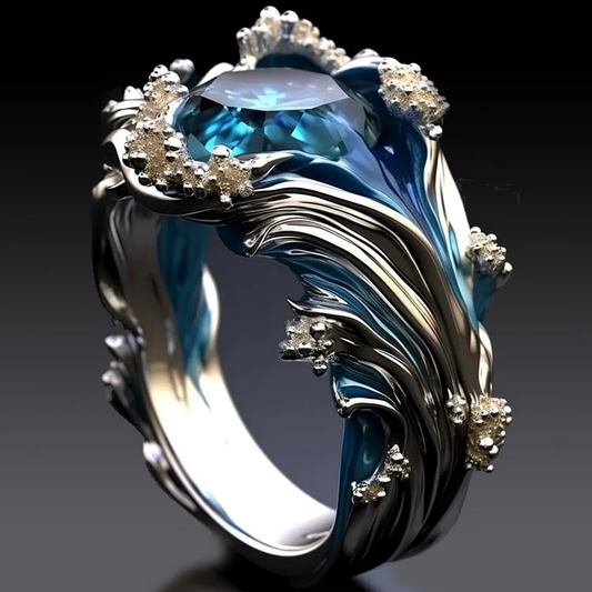Elegante Anillo Solitario con Circonita