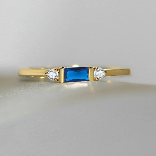 Anillo vintage con piedra preciosa marrón