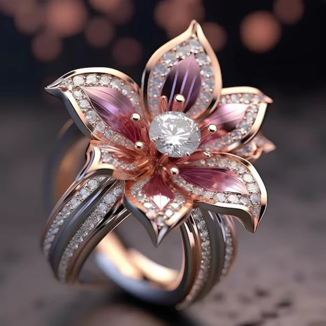 Anillo Flor de Sakura
