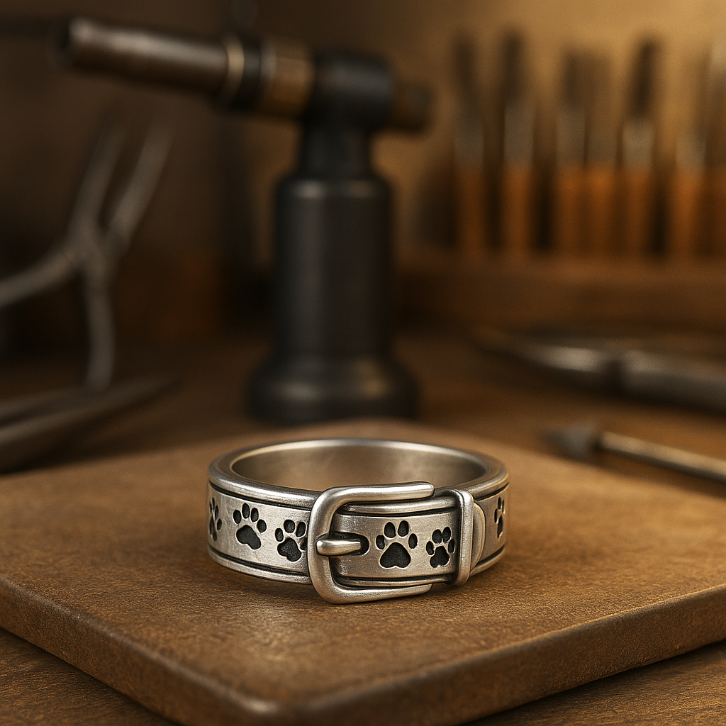 Anillo de pata elegante
